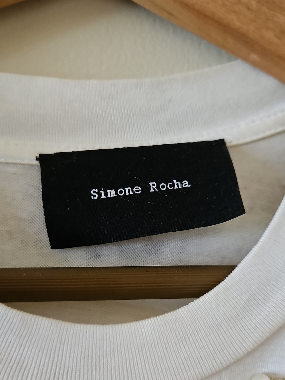 Lace-Trimmed Simone Rocha Tee - Picture 2 of 5